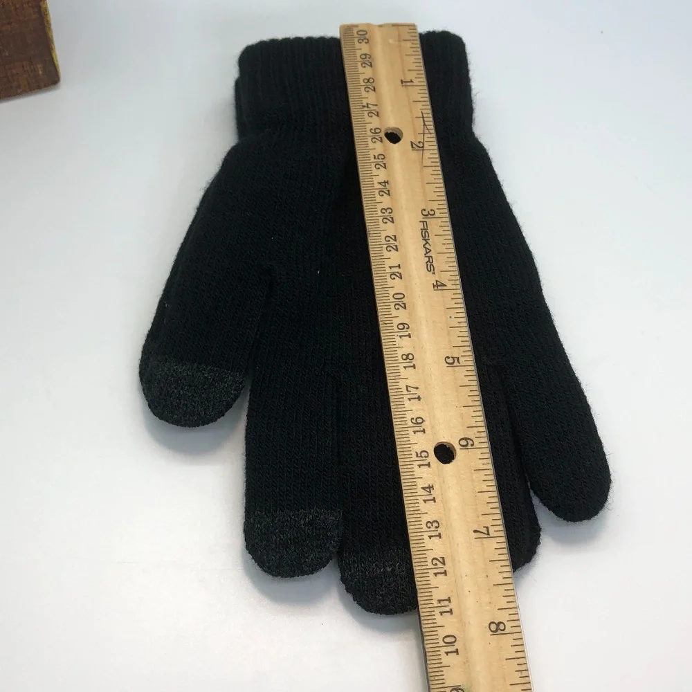 Women's Winter touchscreen Gloves Anti-skid Black Gloves